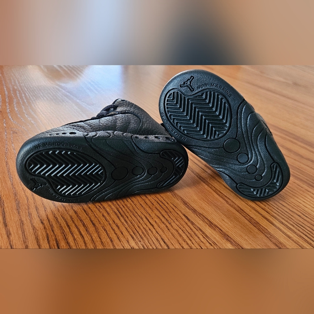 NWOT Baby Air Jordan Jumpman Sneakers Pro 4C Black 909418-002